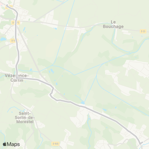 ARA Cars Région Isère - Scolaire Les Avenières-Curtin-Morestel map