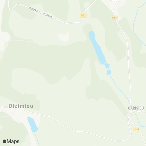 ARA Cars Région Isère - Scolaire Rpi Siccieu - Dizimieu map