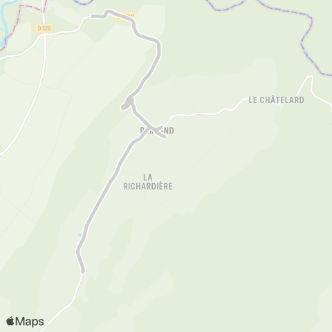 ARA Cars Région Isère - Scolaire Primaire St Christophe sur Guiers map