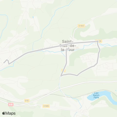 ARA Cars Région Isère - Scolaire Primaire le Foulon-Charpenay map