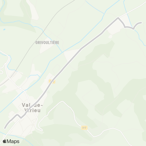 ARA Cars Région Isère - Scolaire Primaire Chassignieu-Val de Virieu map