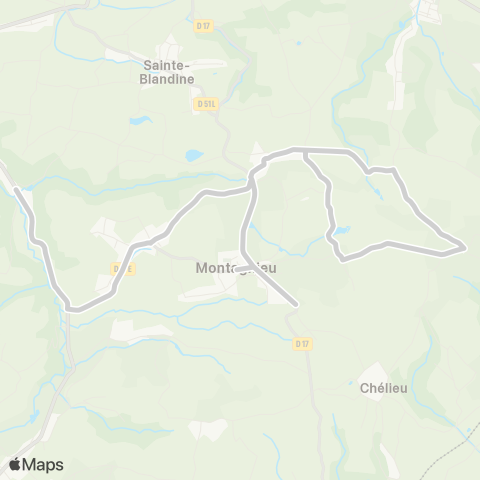 ARA Cars Région Isère - Scolaire Primaire Montagnieu map