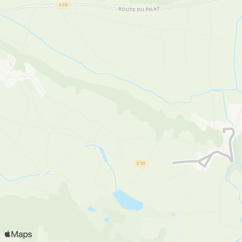 ARA Cars Région Isère - Scolaire Rpi Thodure - Beaufort map