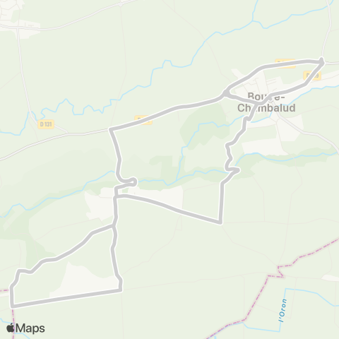 ARA Cars Région Isère - Scolaire Primaire Bouge Chambalud map