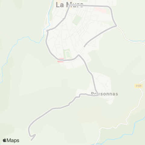 ARA Cars Région Isère - Scolaire Cognet-Ponsonnas-la Mure (Ces / Lycées) map