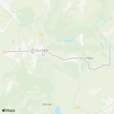 ARA Cars Région Isère - Scolaire Dizimieu-Cremieu map