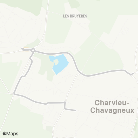 ARA Cars Région Isère - Scolaire Desserte Charvieu Chavagneux map