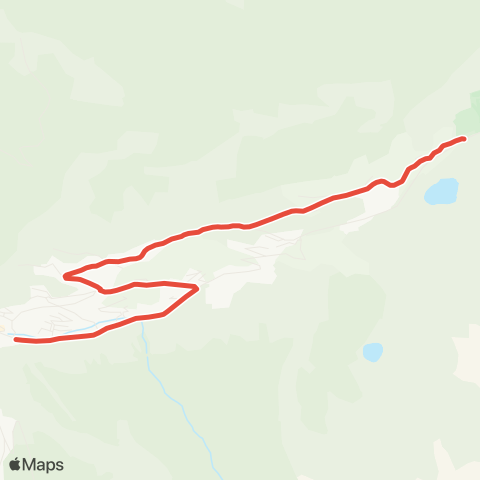 Aravis Bus Le Bossonnet - Les Confins map