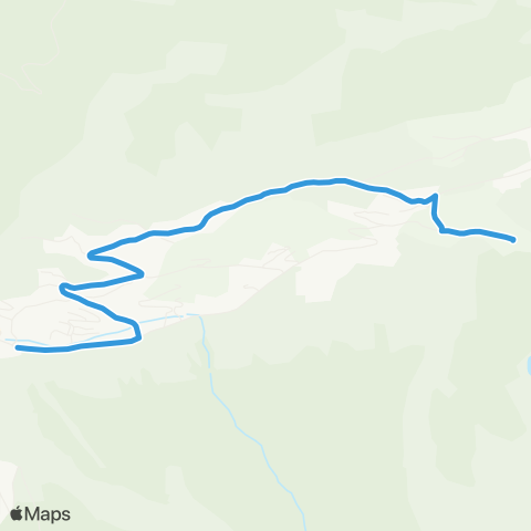 Aravis Bus Le Bossonnet - La Grallière - Les Confins map