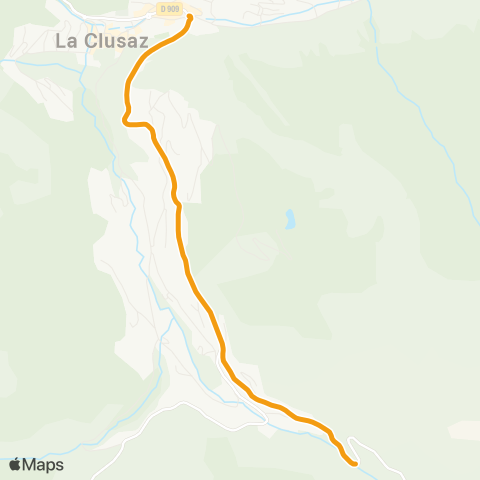 Aravis Bus Lourdes - Col des Aravis map