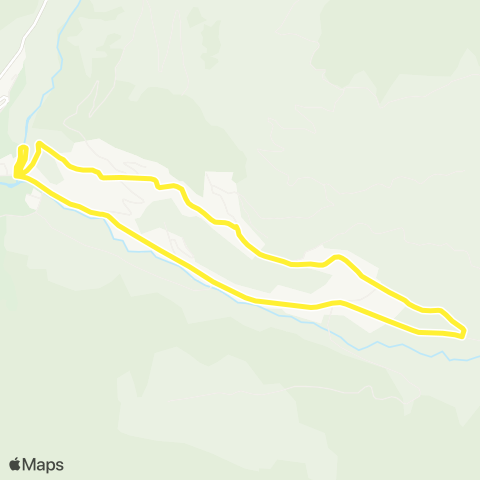 Aravis Bus Télécabines Rosay/Joyère - Le Nant Robert map