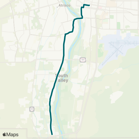 ABQ RIDE Isleta map