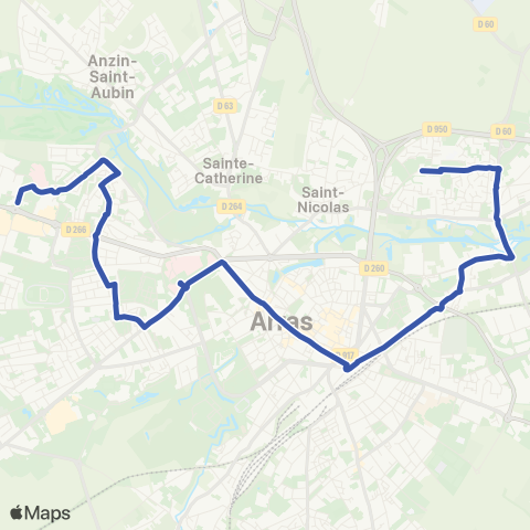 Artis D1 map