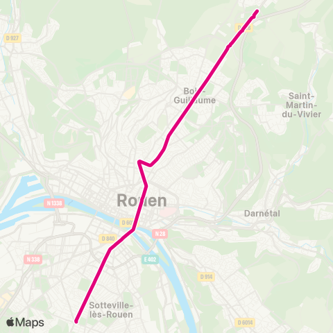 FAST Plaine de la Ronce <> Stade Diochon map