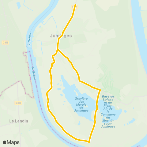 Astuce Scolaires Route de Yainville <> École de Jumièges map