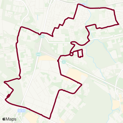 ATAC Linea 046 map