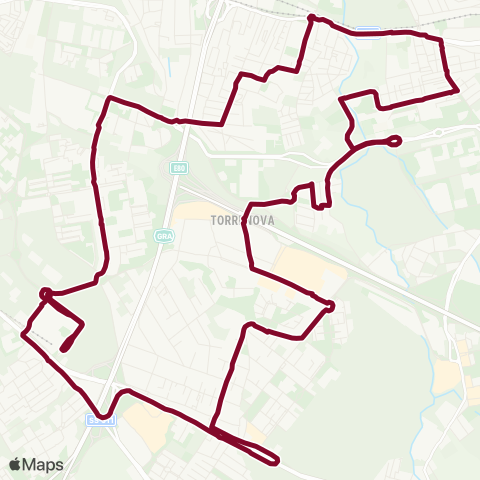 ATAC Linea 047 map