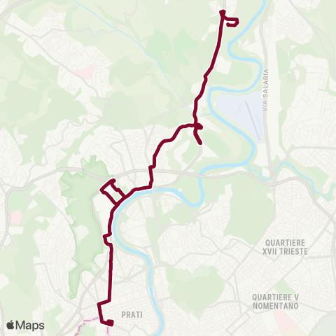 ATAC Linea 32 map