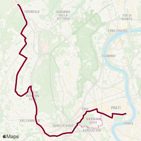 ATAC Linea 49 map