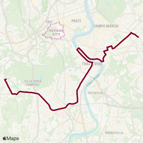 ATAC Linea H map