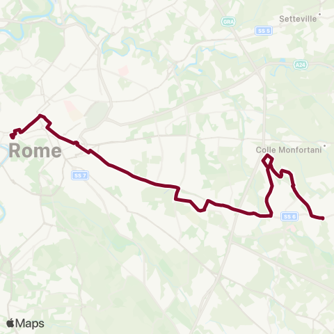 ATAC Linea N11 map