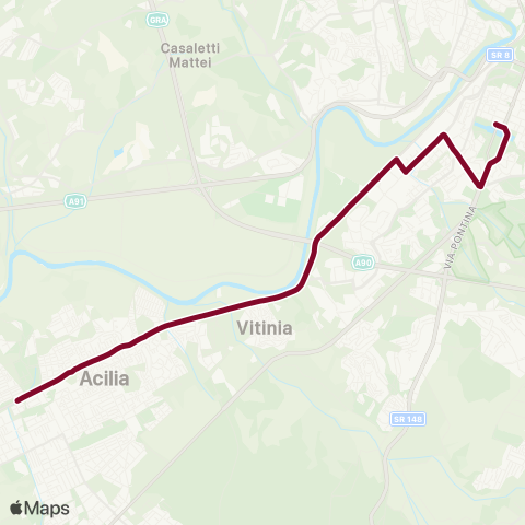 ATAC Linea C01 map