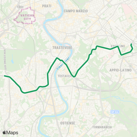 ATAC Venezia - Casaletto map