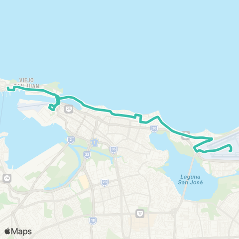 Autoridad de Transporte Integrado Terminal San Juan Covadonga - Aeropuerto LMM map