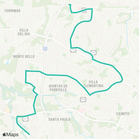 Autoridad de Transporte Integrado TU Martínez Nadal - Guaynabo map