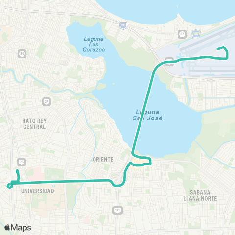 Autoridad de Transporte Integrado TU Piñero - Aeropuerto LMM map