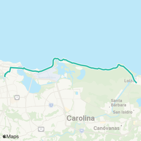 Autoridad de Transporte Integrado TU Sagrado Corazón - Loíza map