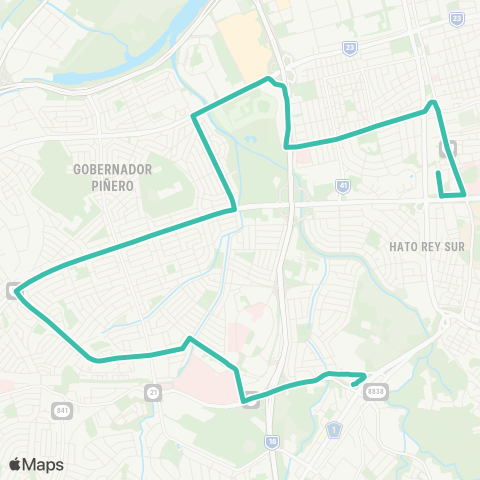 Autoridad de Transporte Integrado TU Piñero - TU Cupey map