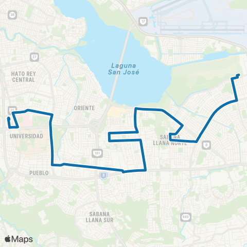 Autoridad de Transporte Integrado TU Piñero - Iturregui map