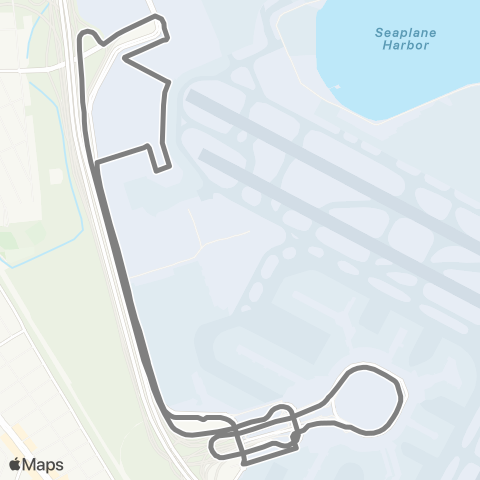 SFO Shuttles Parking Lot D Shuttle Bus map