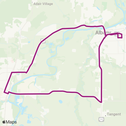 Linn-Benton Loop Saturday map