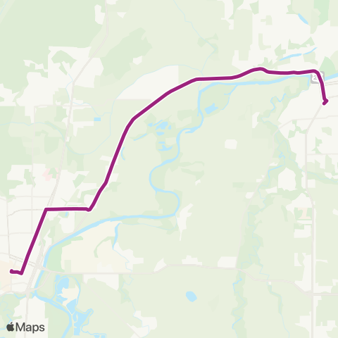 Albany Transit System US 20 Commuter map