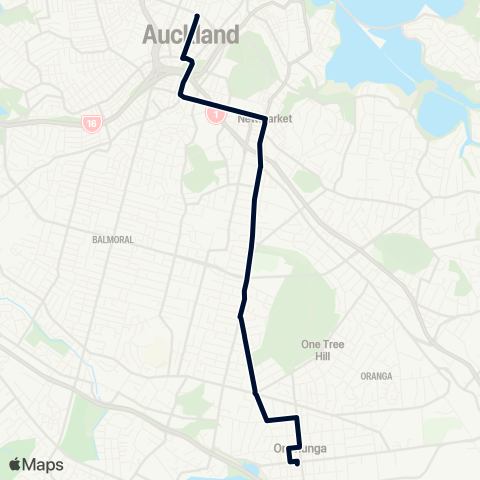 Auckland Transport 30 map