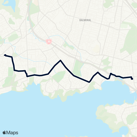 Auckland Transport 68 map