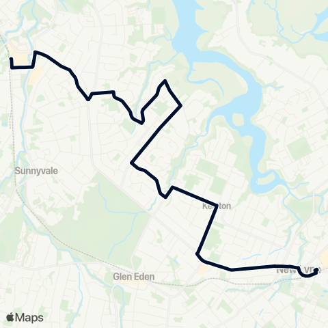 Auckland Transport 162 map