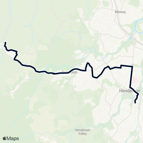 Auckland Transport 147 map