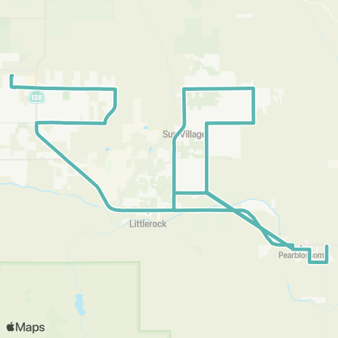 AVTA Littlerock / Pearblossom map