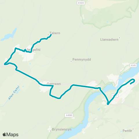 Arriva Wales  map