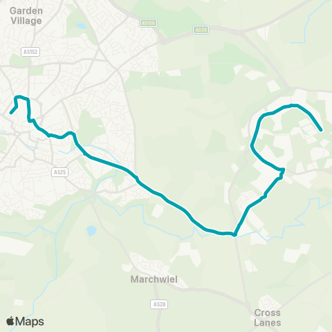 Arriva Wales  map