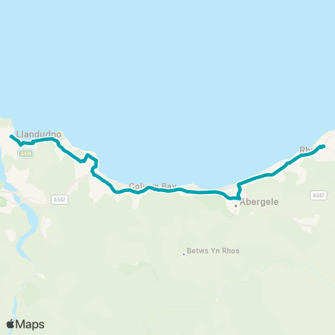 Arriva Wales  map