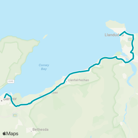 Arriva Wales  map