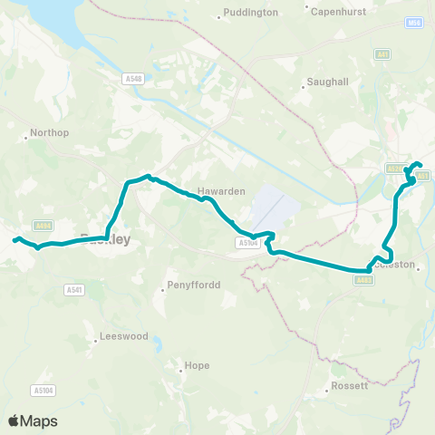 Arriva Wales  map