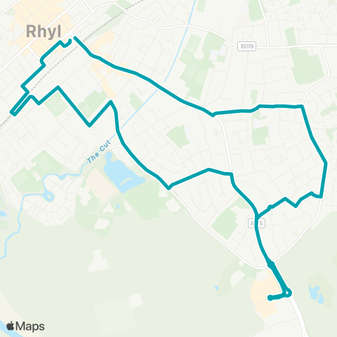 Arriva Wales  map