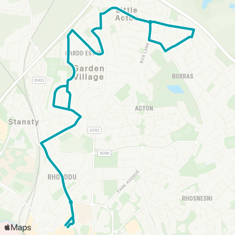 Arriva Wales  map