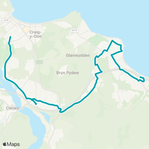 Arriva Wales  map