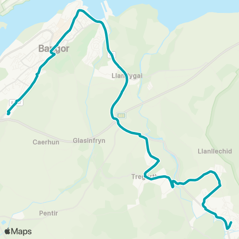 Arriva Wales  map